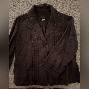 Caslon Women's Dark Brown Blazer/Jacket